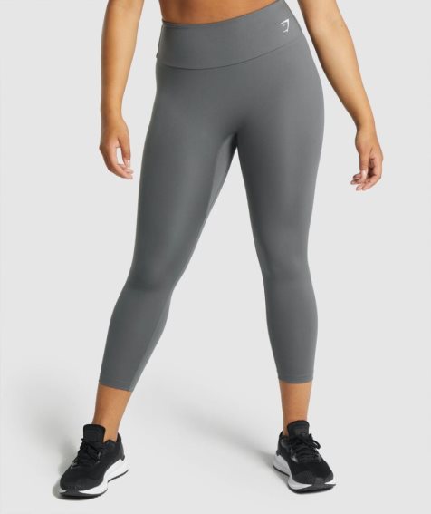 Women's Gymshark Training 7/8 Leggings Grey | CA 675031